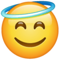 Smiley Emoji with Halo