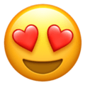 Smiley Emoji With Heart Eyes