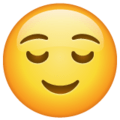 Relaxed Face Emoji