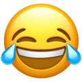 Laughing with Tears of Joy emoji