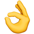 Ok Hand Sign emoji