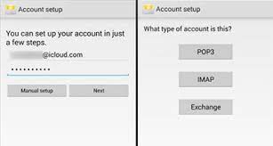 setting up an icloud email account on android 2