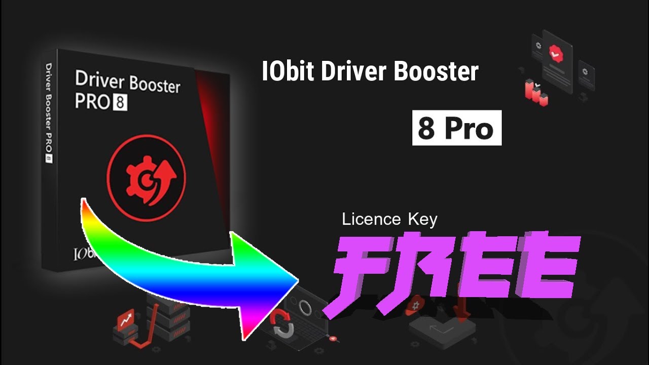 Lizenz IObit Driver Booster 8 PRO 1 Jahr Key 