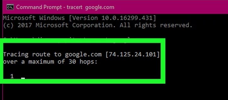 how to find the ip address of a website