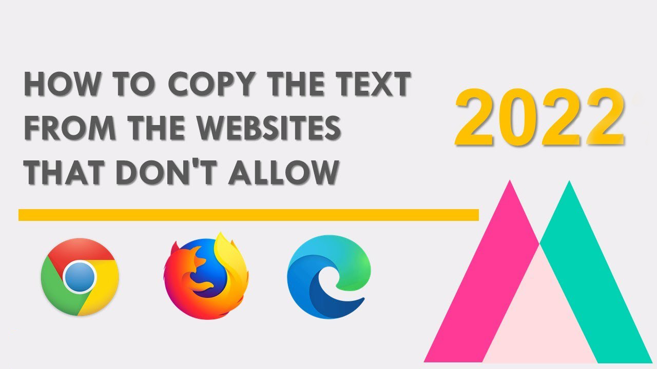 How To Copy Paste On Websites That Don’t Allow It - 2022