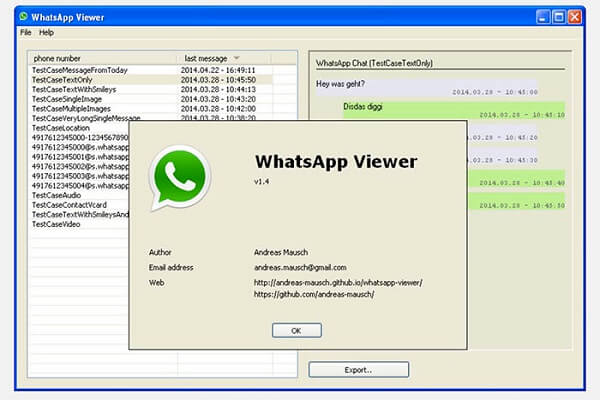 How to View WhatsApp msgstore.db file