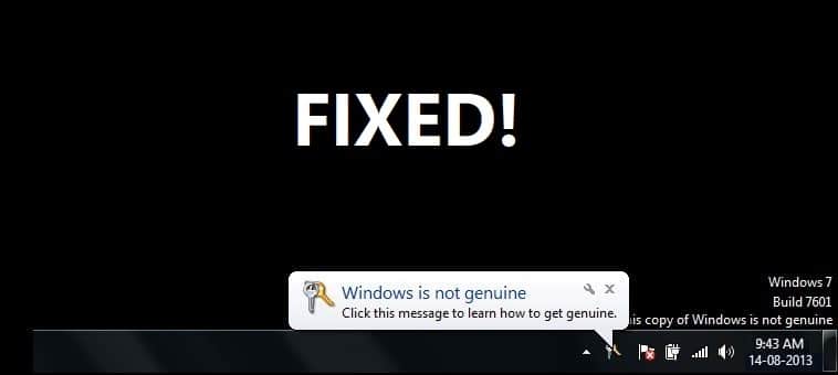 This Copy of Windows Is Not Genuine Errors