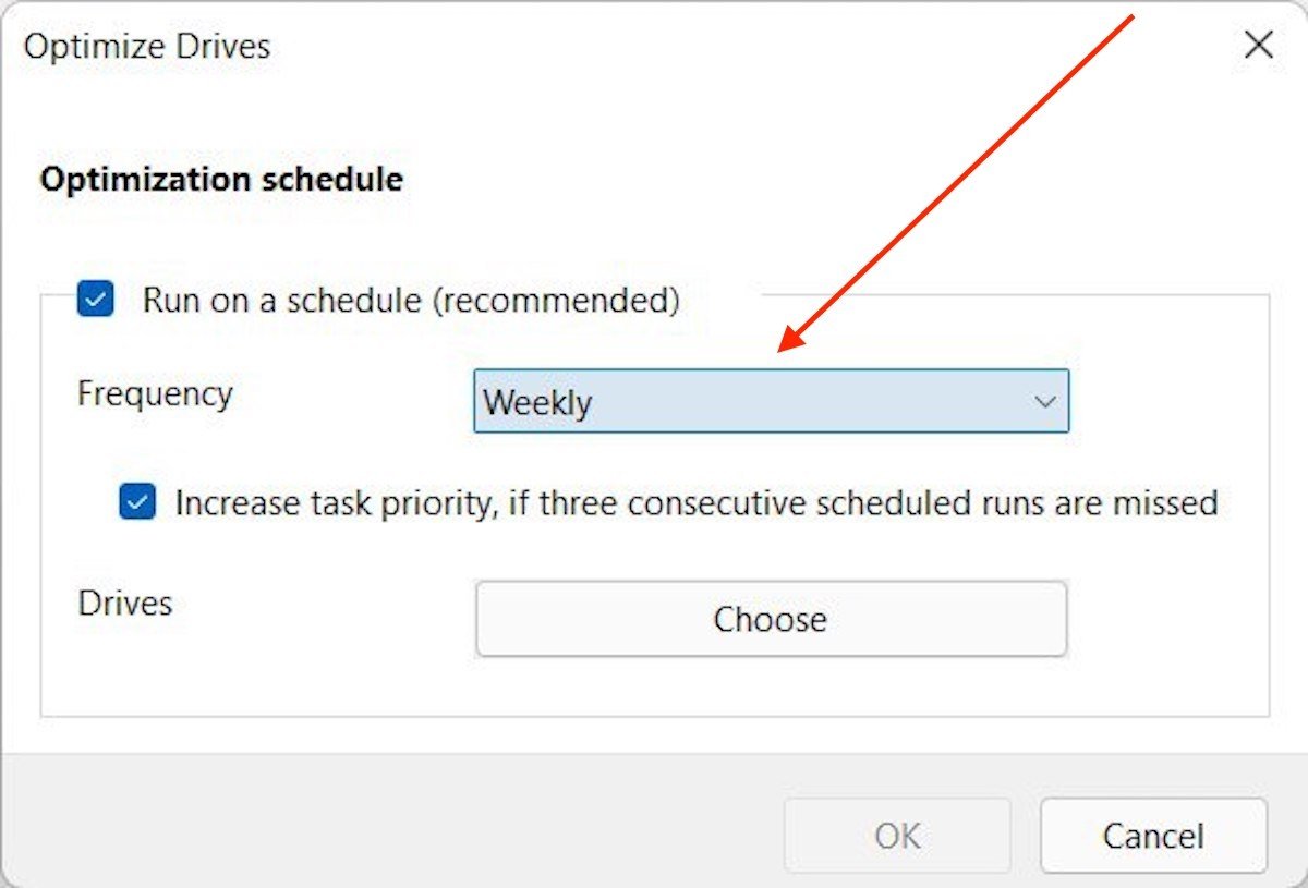 Automatically schedule optimization
