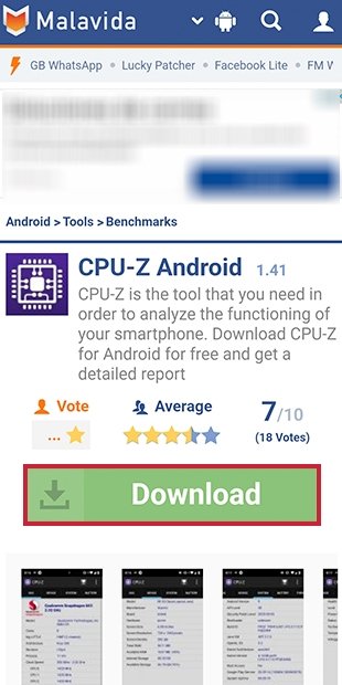Download CPU Z for Android