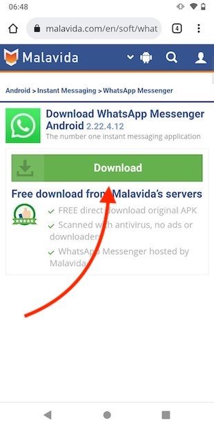 Download Malavida's WhatsApp APK