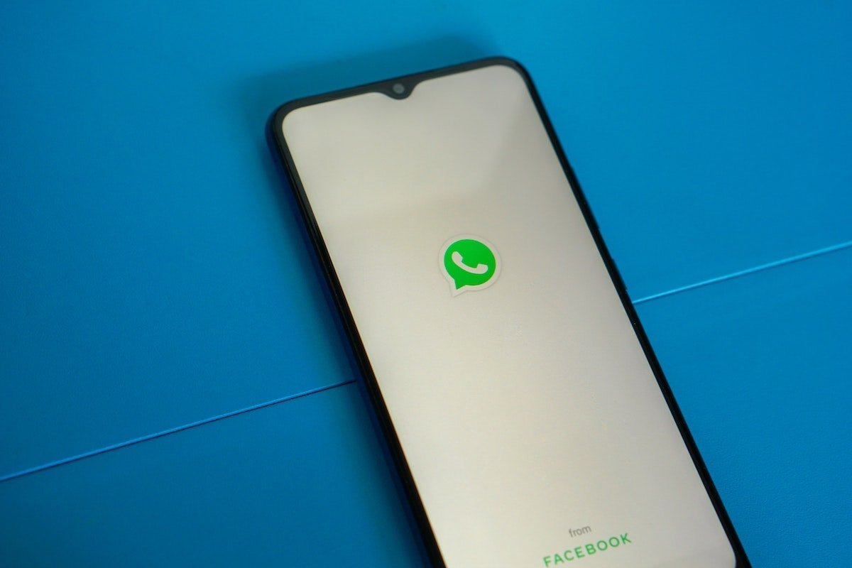 WhatsApp runs in a mobile phone
