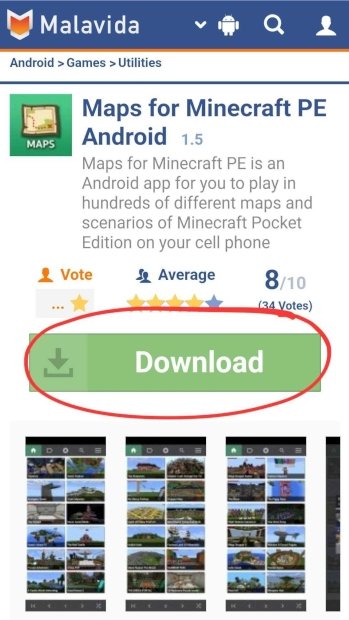 Download the Maps for Minecraft PE app