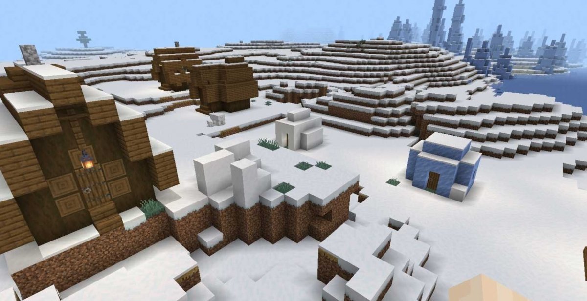 Cracked Village in Minecraft