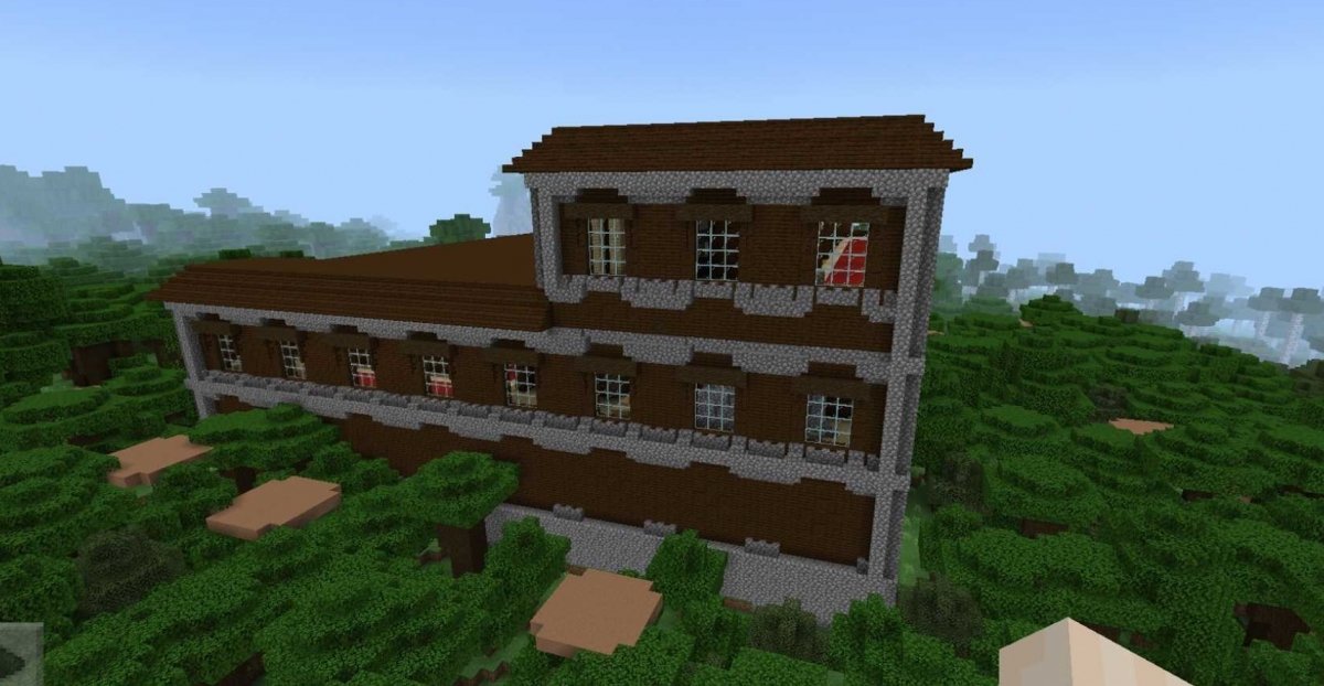 Creepy Mansion in Minecraft