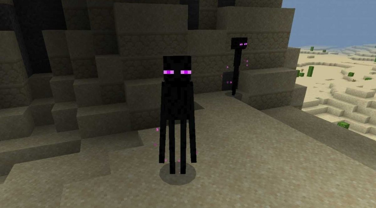 Enderman seen in Minecraft for Android