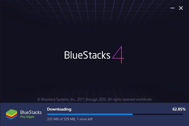BlueStacks Installationsprozess