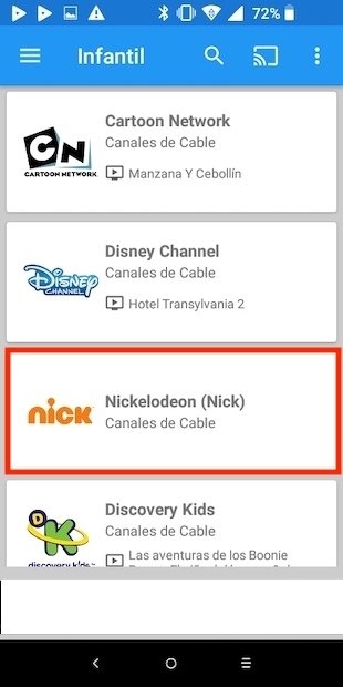 Select a channel