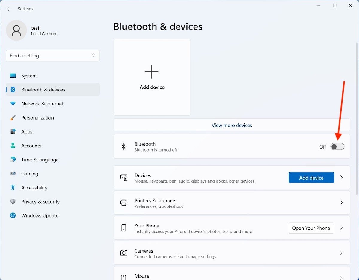 Activate Bluetooth connections