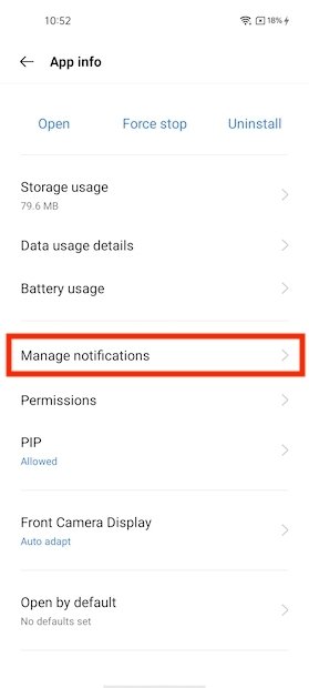 Configure WhatsApp notifications
