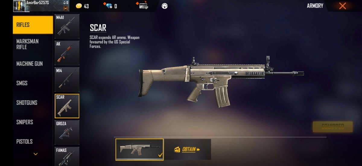 SCAR, a powerful and versatile rifle