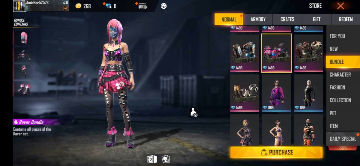 Raver Bundle, a skin with a lot of style