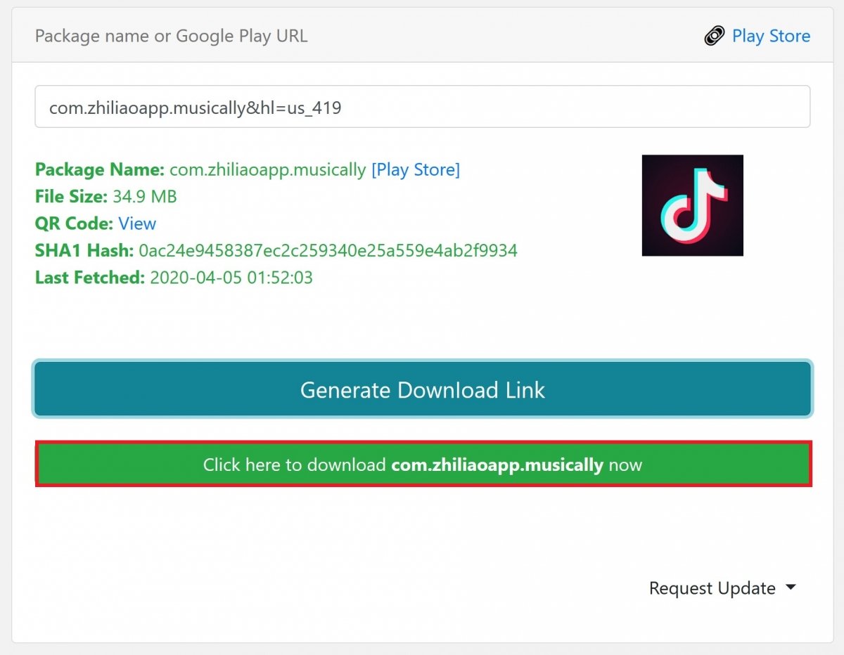 Download link generated by Evozi