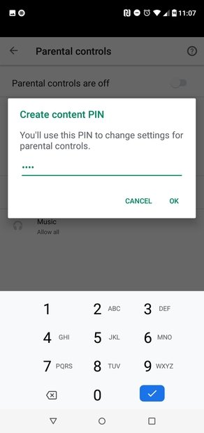 Create your PIN code