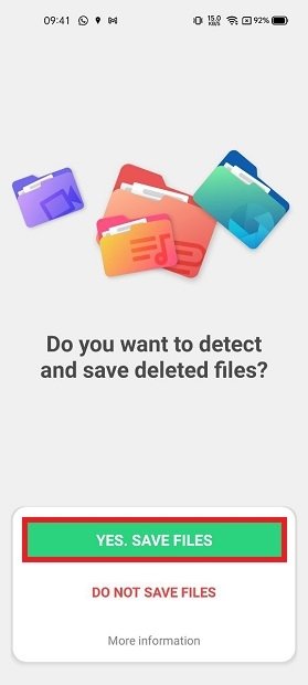 Save deleted files