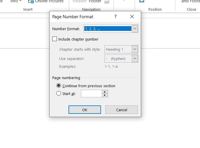 Page count options