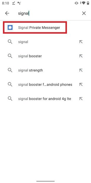 Find Signal on Google Play
