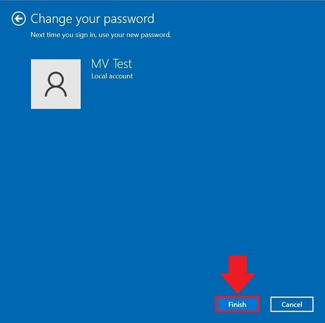 Confirm new password