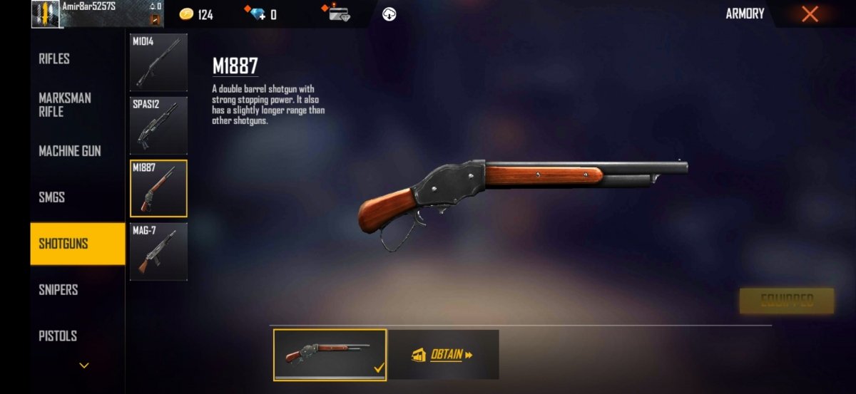 Best Free Fire weapons: which ones to choose to win