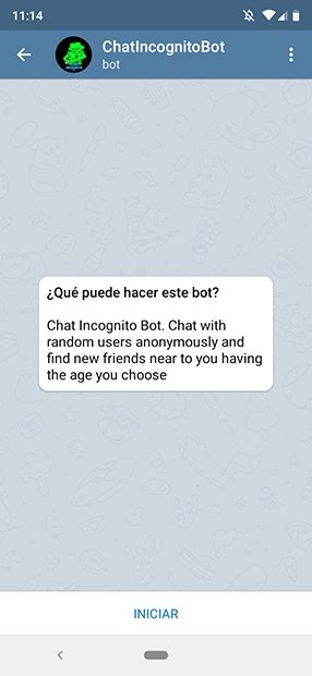 Incognito Telegram bot
