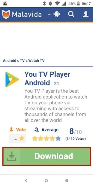Select Download You TV Players
