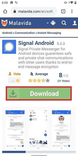 How to install and uninstall Signal