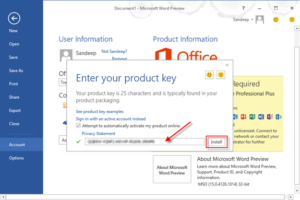 Microsoft Office 2013 Product Key For All Version Updated Daily Bases