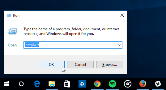 Windows 10 Run Dialog