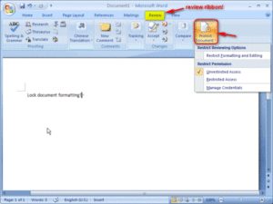 How to lock and unlock Word document? In Very Easy Way