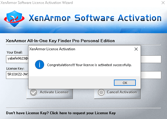 XenArmor All-In-One Key Finder Pro license key