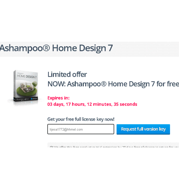 Ashampoo Home Design 7 License