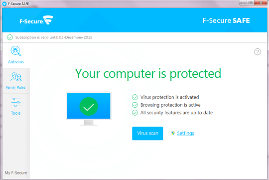 F-Secure SAFE Internet Security