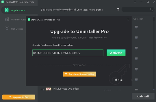DoYourData Uninstaller Pro License code