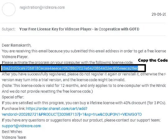 Vidmore Player License Code