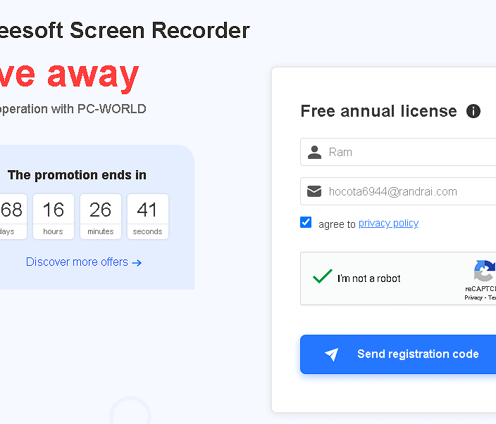 Aiseesoft Screen Recorder Giveaway Licens Code