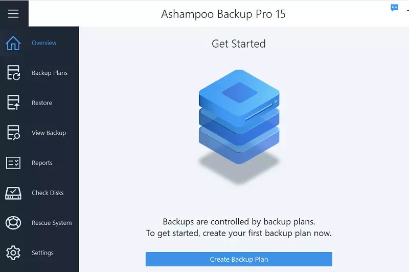 Ashampoo Backup Pro 15 UI