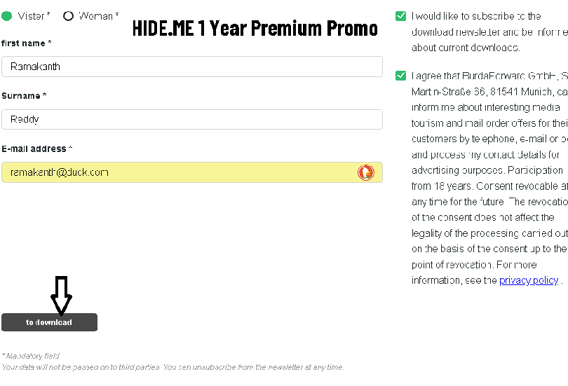 HIDE.me VPN Premium-1 year free