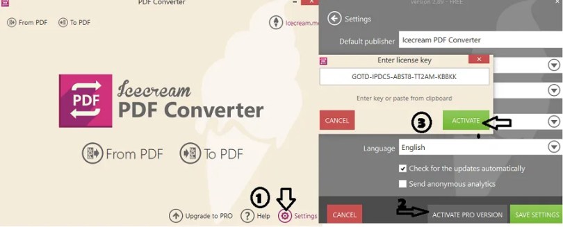 Icercream PDF Converter Pro License