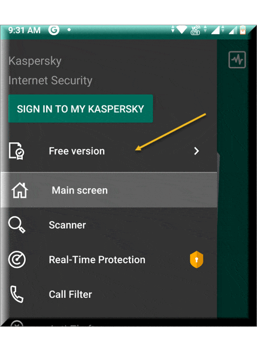 Kaspersky Mobile Security license code