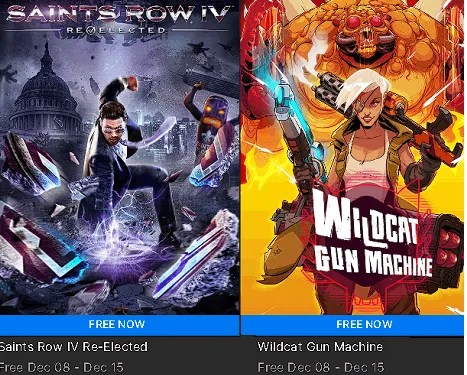 Saints Row 4 Re-Elected and Wildcat Gun Machine Games Available for Free