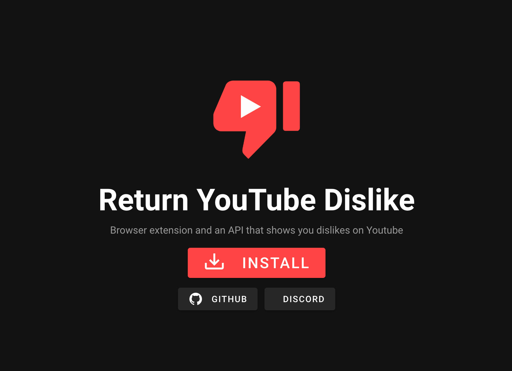 Return YouTube Dislike- How to Get the YouTube Dislikes Count Back